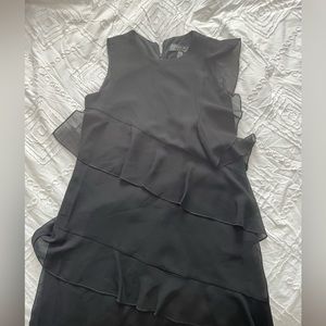 Glamor black frilly dress